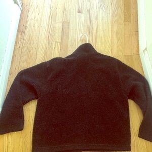 Arizona diamond pattern nubbly fleece half zip.